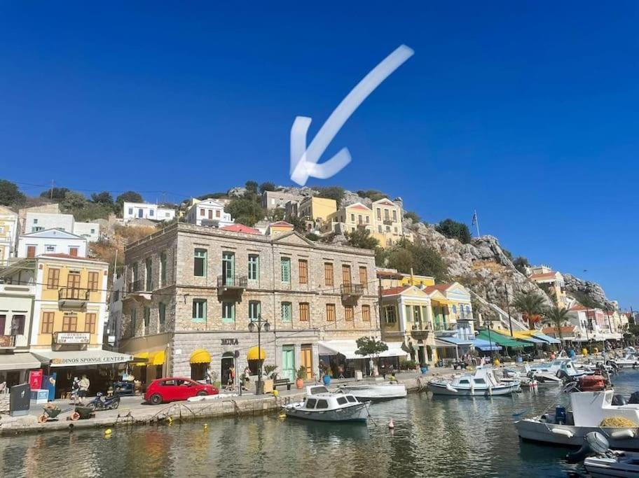 Maison Avec Terrasses Et Vues Symi Bagian luar foto